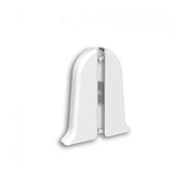 Заглушка ИДЕАЛ КЛАССИК для плинтуса 70мм (пара), №001 Белый (К-П70-Тп 001 БЕЛ)                                                                                                                          