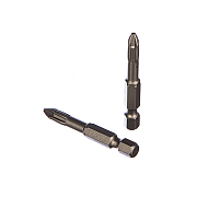 Биты KRAFTOOL "EXPERT" торсионные кованые,Cr-Mo сталь,тип хвост. Е1/4, PН1,50мм, 2шт(26121-1-50-2)                                                                                                      