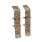 Соединитель для плинтуса 70мм "Деконика", 228 Дуб классик (Д-П70-С 228 ДУБ КЛС)                                                                                                                         