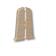 Соединитель для плинтуса 70мм "Деконика", 212 Дуб светлый (Д-П70-С 212 ДУБ СВТ)                                                                                                                         