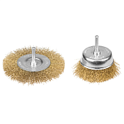 Набор щеток для дрели, витая  проволока 0,3мм, дисковая 100мм, STAYER 35150-Н2                                                                                                                          