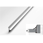 Порог окантовочный  ПК-06-1.2700.01л серебро люкс РАСПРОДАЖА                                                                                                                                            