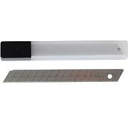 Запасные лезвия 18мм. толщ. 0,4мм 10 шт в футляре (9005601)                                                                                                                                             