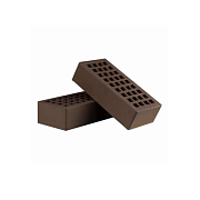 Кирпич одинарный лицевой пустотелый "Коричневый" М 150 (420шт на поддоне)                                                                                                                               