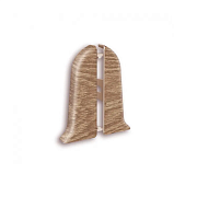 Заглушка ИДЕАЛ КЛАССИК для плинтуса 70мм (пара), №208 Дуб мокко (К-П70-Тп 208 ДУБ МОК)                                                                                                                  