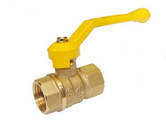 Кран шаровый 11Б27П газ А10 муфта-муфта (природный газ,) ДУ15, Ру=16 ГАЛЛОП                                                                                                                             