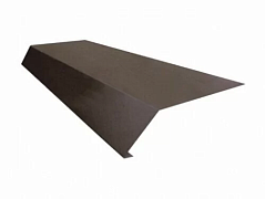 Планка карнизная полиэстер RAL 8017, коричневая, шт                                                                                                                                                     