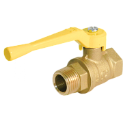 Кран шаровый 11Б27П газ А10 муфта-штуцер (природный газ,) ДУ20, Ру=16 БАЗ                                                                                                                               