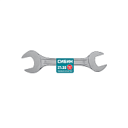 Ключ рожковый гаечный СИБИН, белый цинк, 27х30мм (27014-27-30)                                                                                                                                          