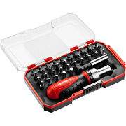 Набор ЗУБР Компакт-38: реверсивная отвертка с насадками 38шт. (25165-Н38)                                                                                                                               