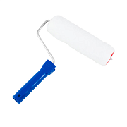 Валик малярный с рукояткой "Меховой" ось 6мм, D48мм, 100мм (04-2-003)                                                                                                                                   