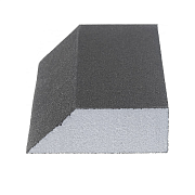 Губка шлифовальная ЗУБР "Мастер" четырехстор., угловая, сред. жест. Р320, 100х68х42х26мм (35613-320)                                                                                                    