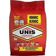 Клей для плитки "ЮНИС ПЛЮС" 5кг (для тёплых полов и влажн. помещений)                                                                                                                                   