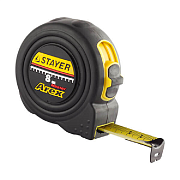 Рулетка  "STAYER"PROFI" AREX 2-х компонентный противоударный корпус,8 м/25 мм (3410-08_z01)                                                                                                             