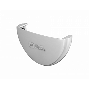 Заглушка желоба ТН ПВХ белый ф125                                                                                                                                                                       