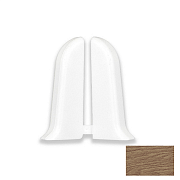 Заглушка ИДЕАЛ КОМФОРТ 55мм пара №211 (Дуб рустик, 25шт/уп) К-П55-Тп 211 ДУБ РСТ                                                                                                                        