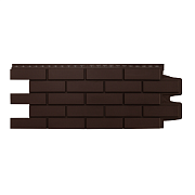 Фасадная панель GL Standart клин. кирпич (моноцвет) 0,995х0,39 -
 КОРИЧНЕВЫЙ                                                                                                                           