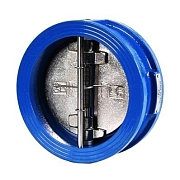 Клапан обратный  двухстворчатый  межфланцевый Ф100, Ру16 (аналог 19ч21бр)                                                                                                                               