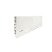 Плинтус напольный прямоугольный 80мм 2,2м ИДЕАЛ ДЮРА, 001 Белый, ИД-ПП80 001 БЕЛ                                                                                                                        