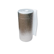 Теплоизоляция с односторонним покрытием лавсаном самоклейка  СL10 ( 100см/10м) (10м2)                                                                                                                   