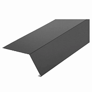 Планка карнизная полиэстер RAL 7024, серая                                                                                                                                                              