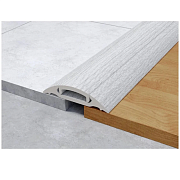 Порог с монтажным каналом 36мм 0,9м "Идеал", 253 Ясень серый                                                                                                                                            