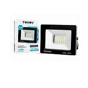 Прожектор с/д-20Вт1300 Лм 6500К IP65 черн.TOKOV ELECTRIC                                                                                                                                                