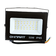 Прожектор с/д ОНЛАЙТ OFL-50-6К-BL-IP65-LED 50Вт 6000К 71660                                                                                                                                             