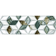 DG17-04 Плитка настенная Hypnose Malachite Decor 04 glossy 30*90см 1,08м2                                                                                                                               