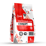 Клей для плитки стандарт 5кг "Старатели"                                                                                                                                                                