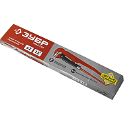 Ключ трубный ЗУБР "МАСТЕР" рыжачный,прямые губки,цельнокованный,№2,1,5"(27314-2)                                                                                                                        