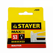 Скобы STAYER "STANDARD" тип 53, 8мм, 1000шт (3159-08_z02)                                                                                                                                               