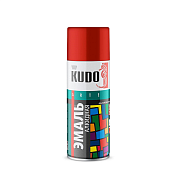 Эмаль KUDO универсальная черная глянцевая RAL 9005 520 мл KU-1002                                                                                                                                       