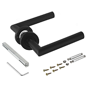 Комплект ручек АЛЛЮР 1801 SS BL матовый черный (15731)                                                                                                                                                  