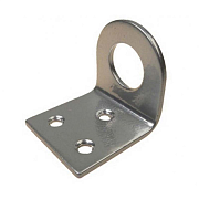 Проушина дверная д/замка 75х40 угловая цинк. d20мм (4120)                                                                                                                                               