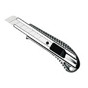 Нож с выдвижным лезвием 25мм, автофиксатор, ALUMINIUM PROFI (19-0-303)                                                                                                                                  