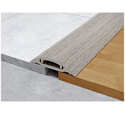 Порог с монтажным каналом 36мм 0,9м "Идеал", 215 Дуб снежный                                                                                                                                            