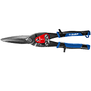 Ножницы ЗУБР ПРОФЕССИОНАЛ Прямые удлинённые  по металлу, 300 мм  23130-SL                                                                                                                               