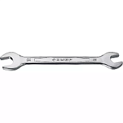 Ключ ЗУБР "МАСТЕР" гаечный рожковый, Cr-V сталь,хромированный, 19х22мм (27010-19-22)                                                                                                                    