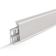 Плинтус напольный 70мм 2,2м "Деконика", 255 Ясень бьянко (Д-П70 255 ЯСН БНК)                                                                                                                            