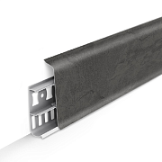 Плинтус напольный 70мм 2,2м "Деконика", 548 Лофт серый (Д-П70 548 ЛФТ СЕР)                                                                                                                              